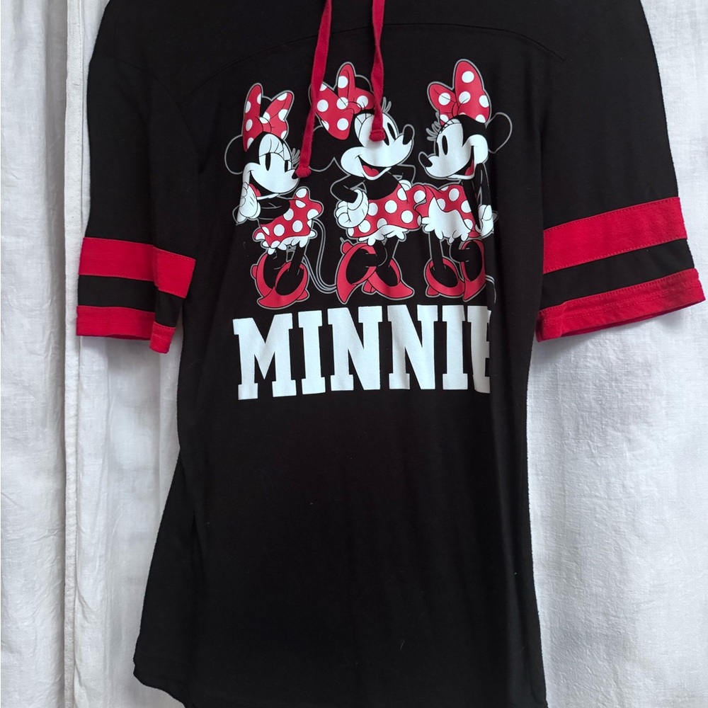 Disney Minnie Mouse Black and Red Kids Tee